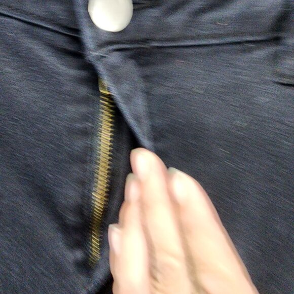 Catherines Jeans Womens 16W Petite Black Stretch High Rise Straight *GUC* - Picture 2 of 11